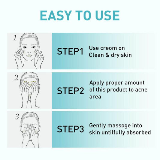 Crema tratamiento acné mascarilla facial