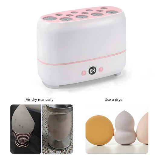 Secadora de brochas de maquillaje