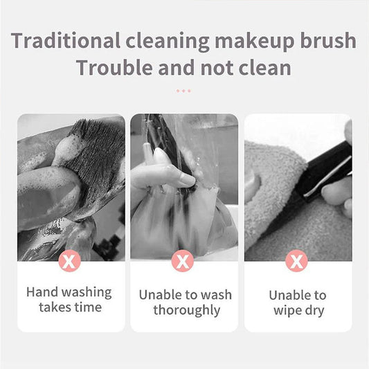 Secadora de brochas de maquillaje