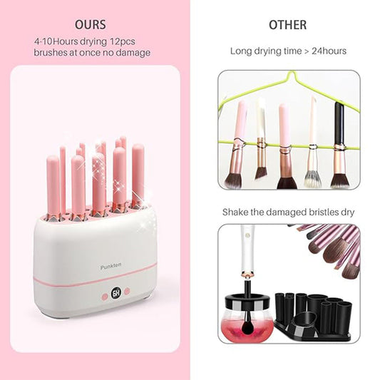 Secadora de brochas de maquillaje
